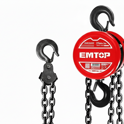 EMTOP 1T x 3m Chain Block