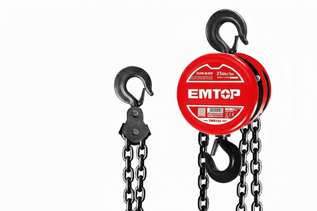 EMTOP 1T x 3m Chain Block