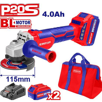 Cordless angle grinder