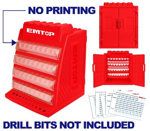 EMTOP Drill bits display box