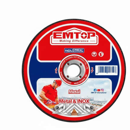 EMTOP 125 x 1mm Metal Cutting Disc