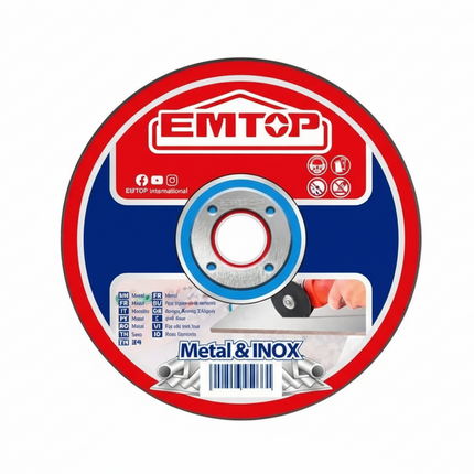 EMTOP 125 x 1.2mm Metal Cutting Disc