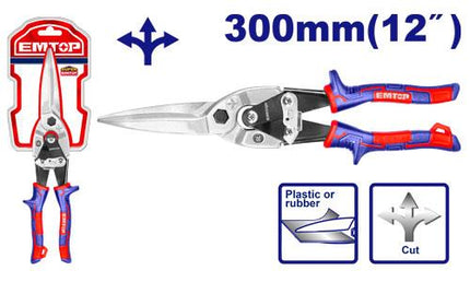 EMTOP Long Straight Cut Aviation Snip