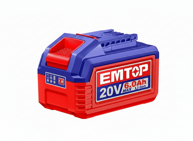 EMTOP 6AH 20V Lithium-Ion Battery