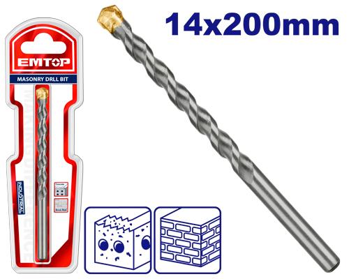 EMTOP 14mm Masonry Drill Bit