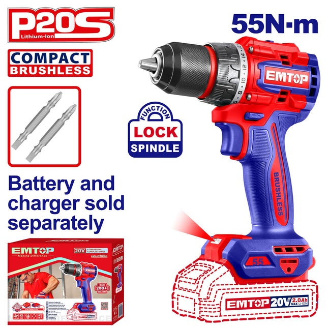Compact Brushless Cordless Drill