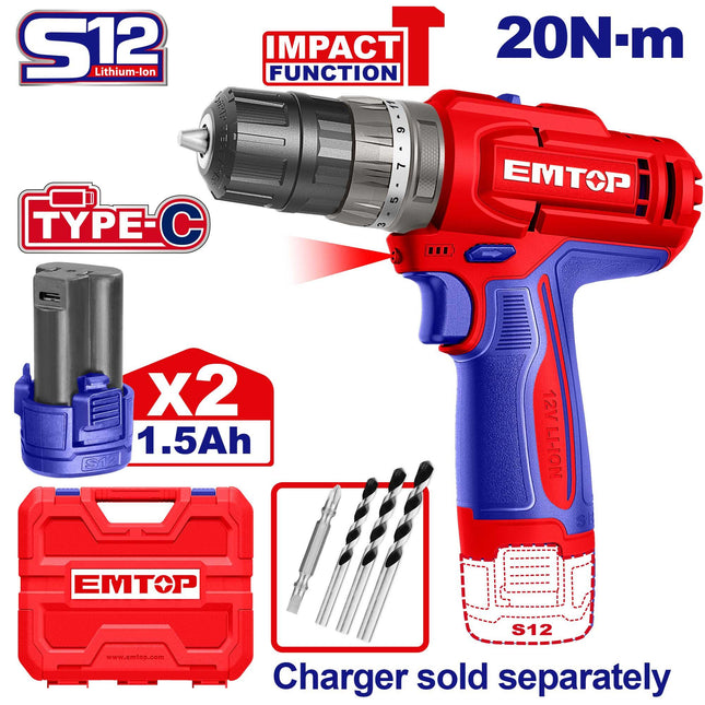 Cordless impact drill