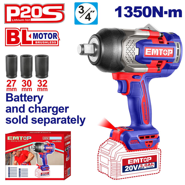 Cordless impact wrench