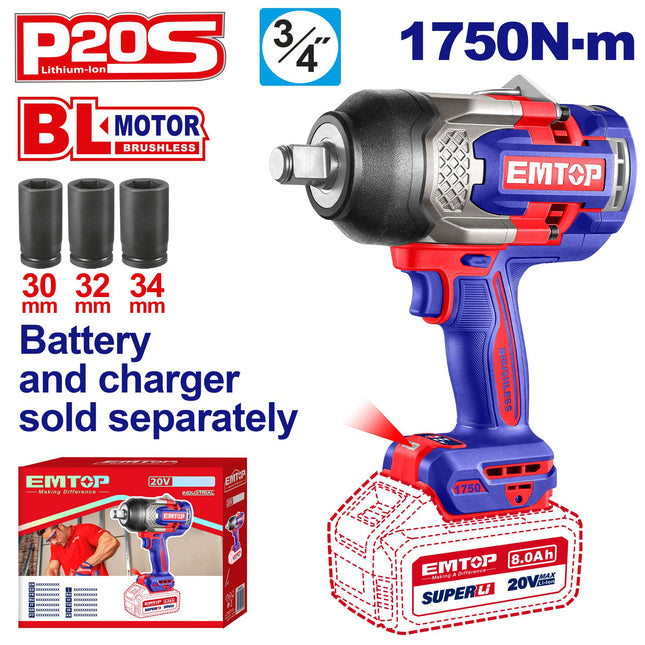 Cordless impact wrench