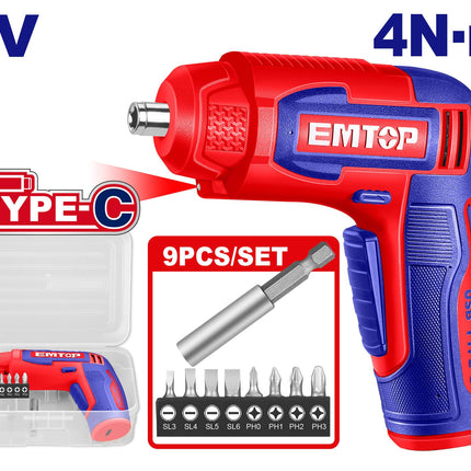 Cordless screwdriver