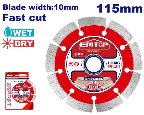 Dry diamond disc