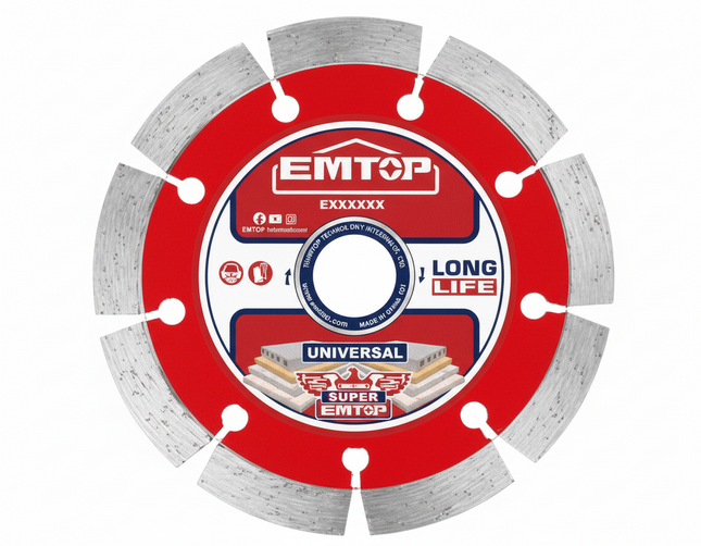 EMTOP 115mm WET & DRY Diamond Blade