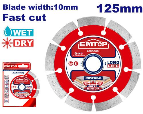 Dry diamond disc