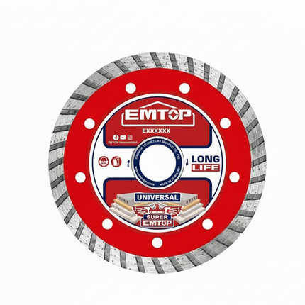 EMTOP 115mm WET & DRY Diamond Blade