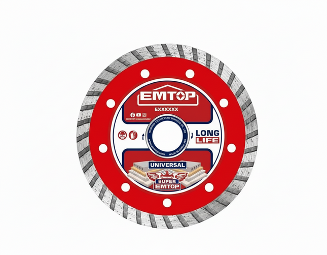 EMTOP 115mm WET & DRY Diamond Blade