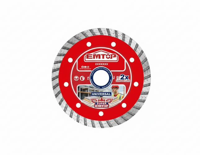 EMTOP 125mm WET & DRY Diamond Blade