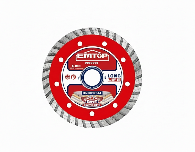 EMTOP 125mm WET & DRY Diamond Blade
