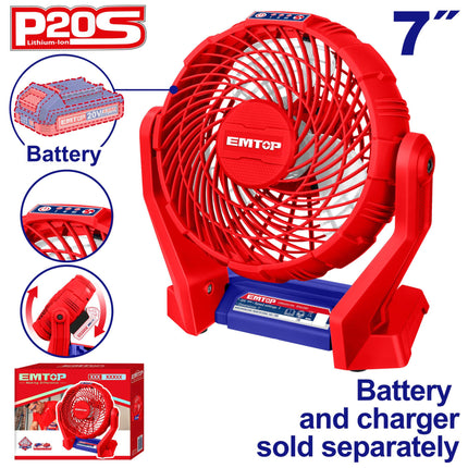 Cordless fan