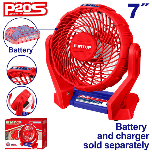 Cordless fan