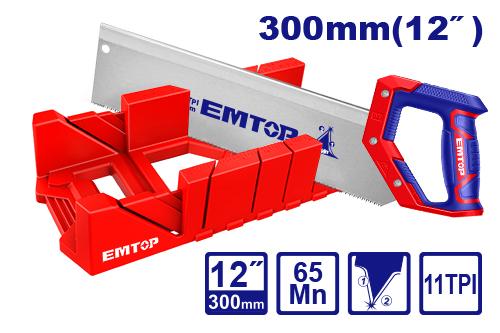 Mitre box and back saw set