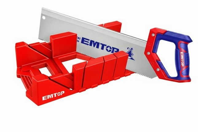 EMTOP 300mm Mitre box with Saw