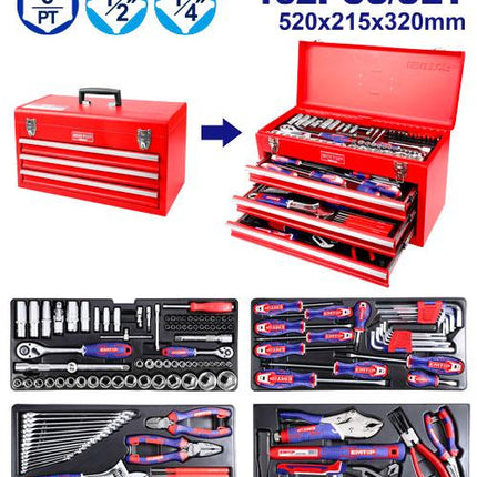 132 Pcs tool chest set