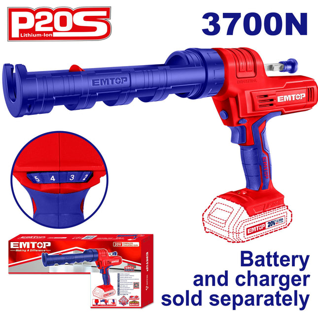 Cordless caulking gun