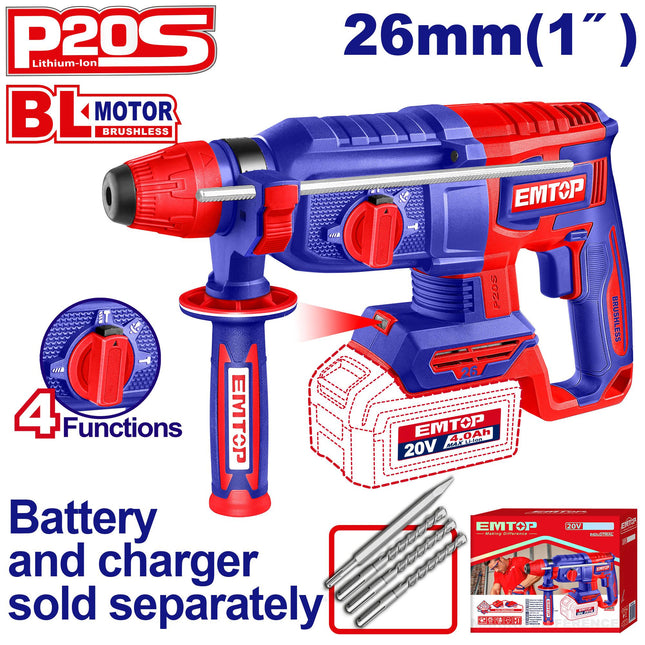 Cordless rotary hammer
