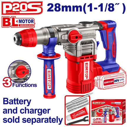 Cordless rotary hammer
