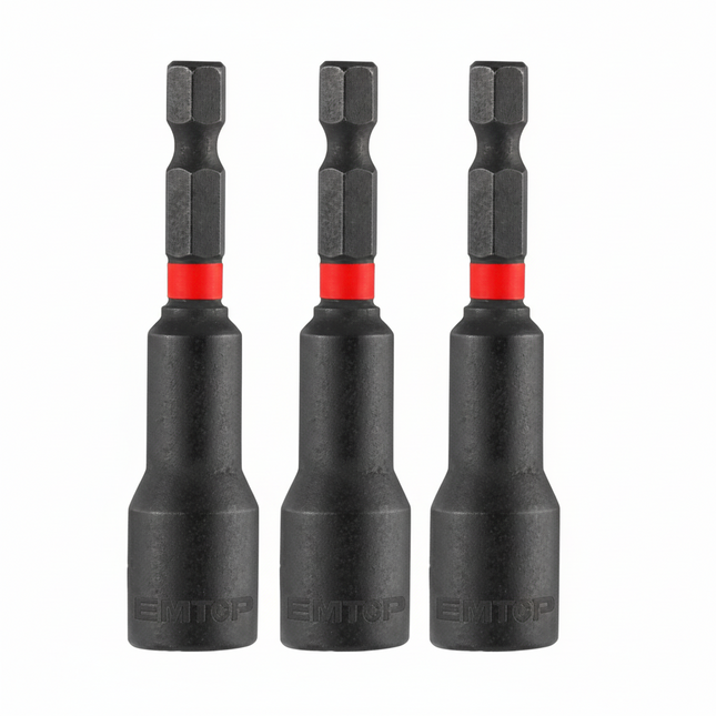 EMTOP 3 Pc Impact Magnetic Nut Set 8mm