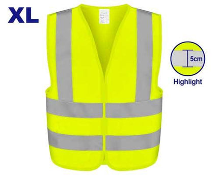 EMTOP Safety Vest in High Vis with Reflection Tape