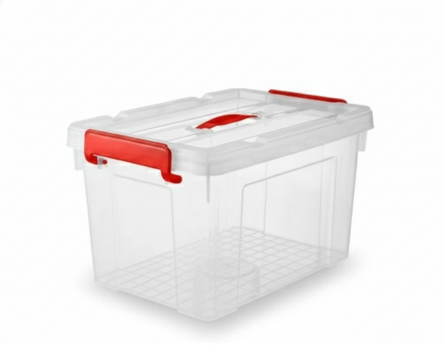 EMTOP Heavy Duty Plastic Storage Box (47L(20"))