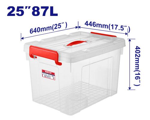 Plastic storage box
