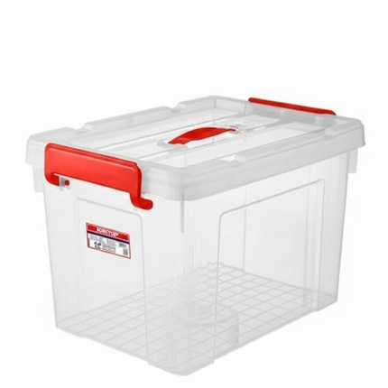 EMTOP Heavy Duty Plastic Storage Box (87L(25"))
