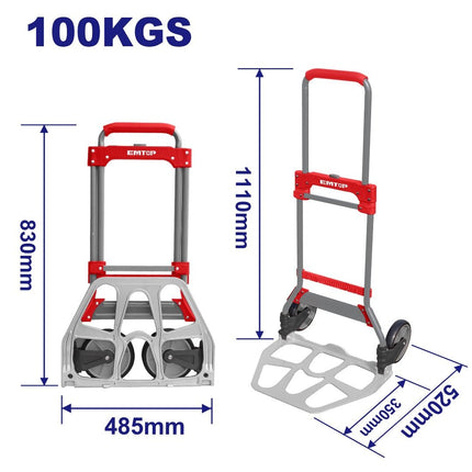 EMTOP 100Kg Folding Trolley
