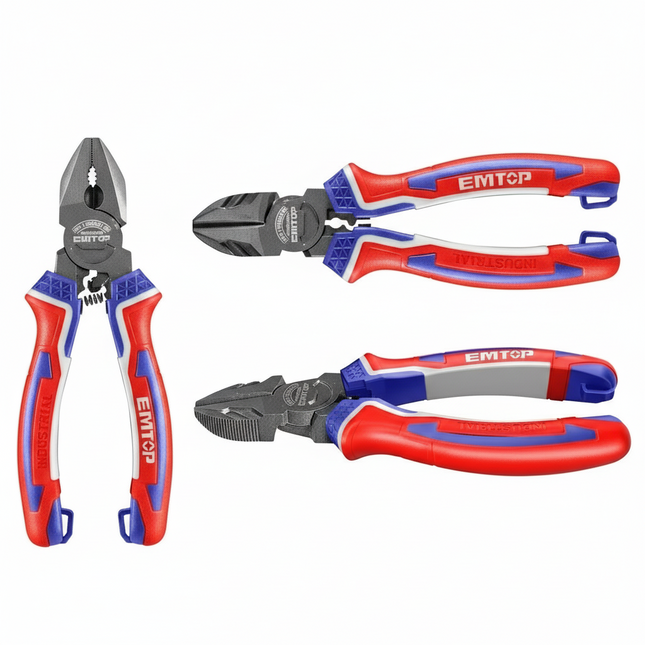 EMTOP High Leverage Pliers (6" High leverage diagonal cutting pliers)