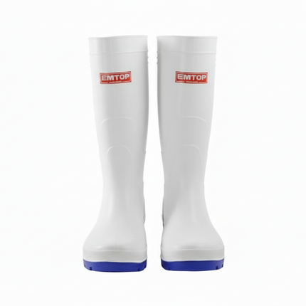 EMTOP Rain Boots White