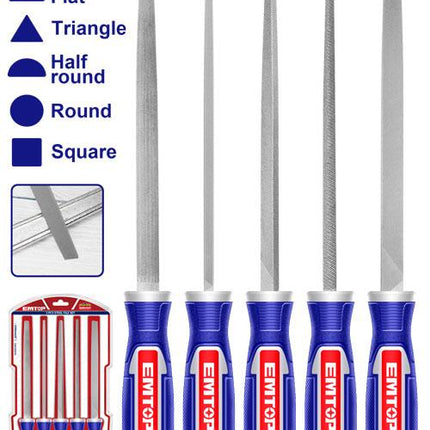 EMTOP 5 Pc Steel File Set