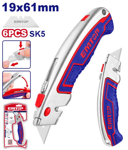 EMTOP Utility Knife with 6 blades