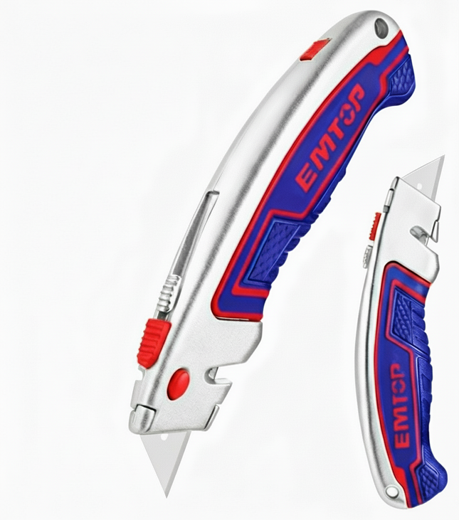 EMTOP Utility Knife with 6 Blades ESNKT6128