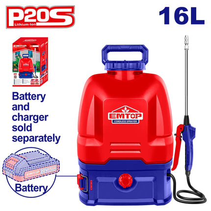 Cordless sprayer