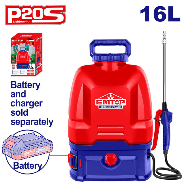 Cordless sprayer