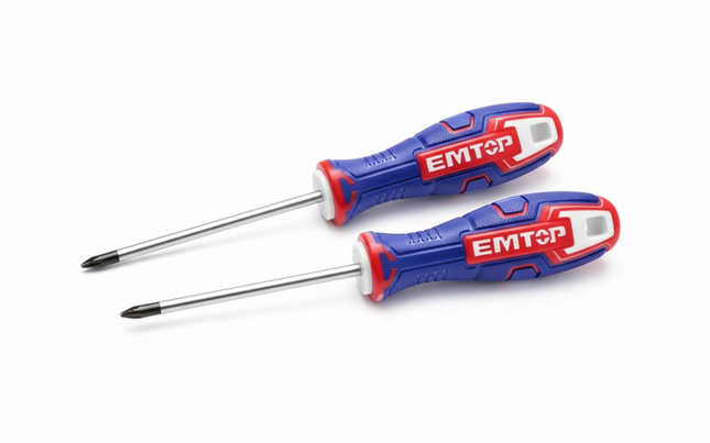 EMTOP Screwdriver Set 2 Pc Material：CR-V ESST0202
