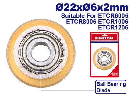 Tile cutter blade