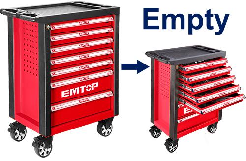 EMTOP 7 Drawer Tool Trolley