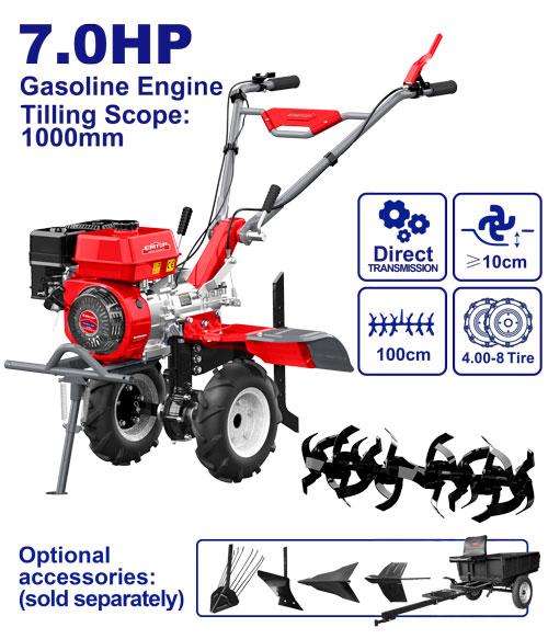 Gasoline tiller