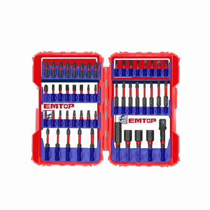 EMTOP Heavy Duty 50 Pc Impact Bits Set
